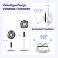 🎊Sommeraktion: 50 % Rabatt und versandkostenfrei🌀✨Motor Standventilator, 20dB sehr leiser Ventilator, 30m Wurfweite, 2465m³/h Luftvolumen, Fan mit Fernbedienung & Kühlung