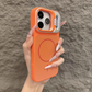 2026 New Lens Holder Full-Cover Matte Magnetic Back Panel suitable for iPhone