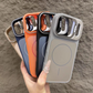 2026 New Lens Holder Full-Cover Matte Magnetic Back Panel suitable for iPhone