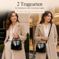 Premium Damenhandtasche in Kroko-Optik mit verstellbarem Schulterriemen