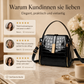 Premium Damenhandtasche in Kroko-Optik mit verstellbarem Schulterriemen