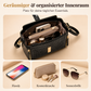 Premium Damenhandtasche in Kroko-Optik mit verstellbarem Schulterriemen