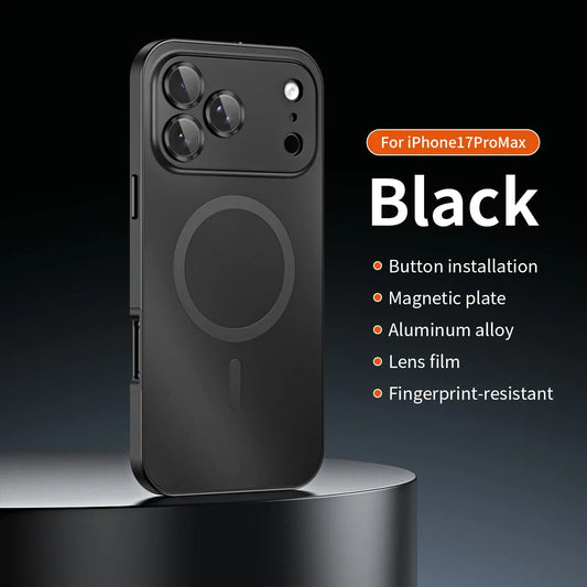 Minimalist Aluminum Frame Magnetic Shockproof suitable for iPhone