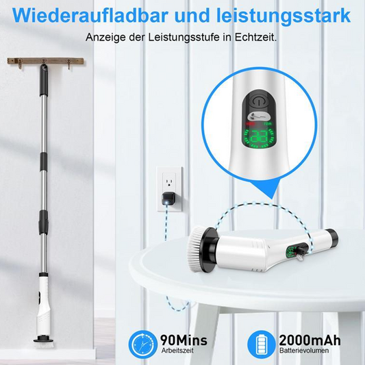 🧼Solange der Vorrat reicht 50 % Rabatt!🎉Verbesserte elektrische rotierende Reinigungsbürste mit LED-Display