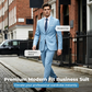 🔥-55% Aktion – Nur solange der Vorrat reicht⏳Zweiteiliges Business-Anzugset für Herren in Modern Fit