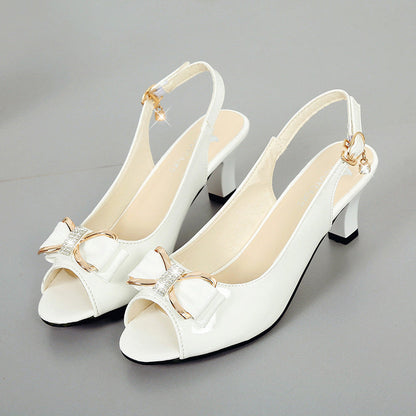 👠Jeder Schritt ein Stück Glück: Elegante Peep-Toe Sandalen & 🔥-50% Rabatt