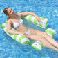 Aufblasbarer Pool-Liegestuhl mit Streifen