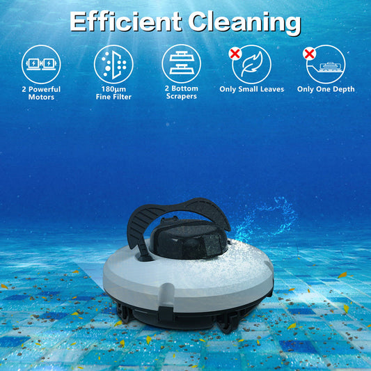 ⌛ NUR HEUTE 50% OFF: Kabelloser Pool-Roboter – Nie wieder selbst reinigen! 🤖🌊